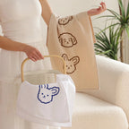 Puppy Illustration Cotton Towel – Cute & Soft Face Towel
