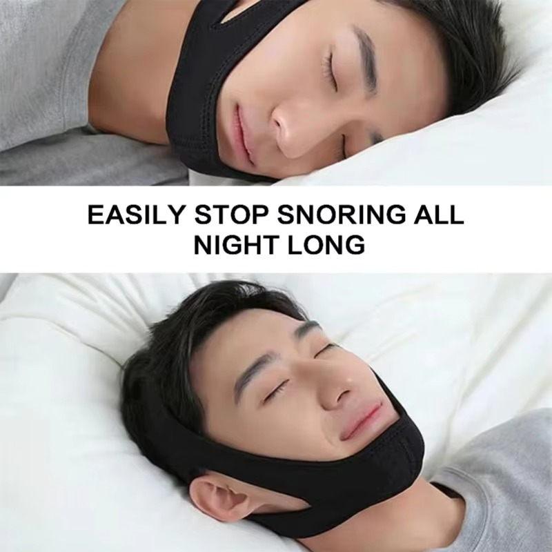 Adjustable Anti Snoring Mouth Guard Strap for Restful Sleep
