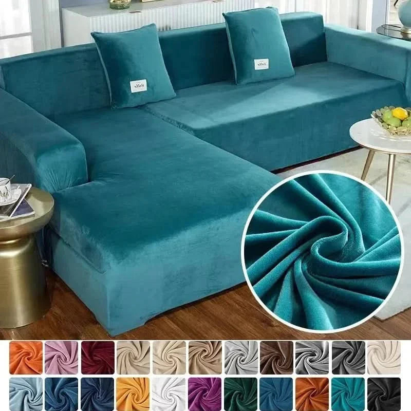 PlushFit - High-Quality Sofa Covers Made of Stretch Velvet