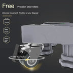 Stabilova Adjustable Roll Base for Washing Machine & Refrigerator | With 4 Double Wheels & Shock Absorption | Height Adjustable & Load-Bearing