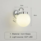 ModernWall - Scandinavian LED Wall Lamp with Glass
