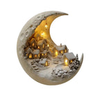 Moon Winter City Decor