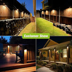 Lumora LED Solar Wall Light Outdoor | 3 Light Modes | IP65 Waterproof | Garden, Balcony & Fence Lighting Without Wires