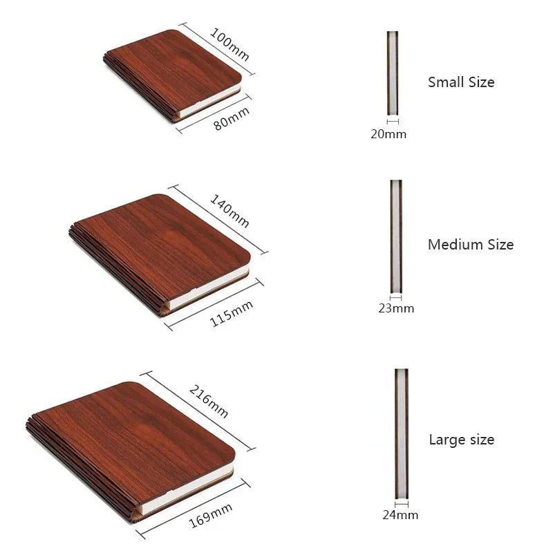 BookGlow - Foldable LED Lamp - Portable and rechargeable - Light up your nights!