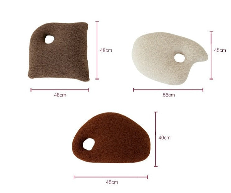 Fluffy Pebble Cushions