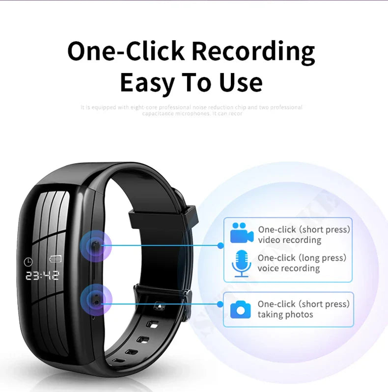 Silent Sight Mini Wireless HD Camera Watch