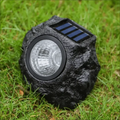 Solar-Powered LED Stone Spotlight for Outdoor Landscaping
