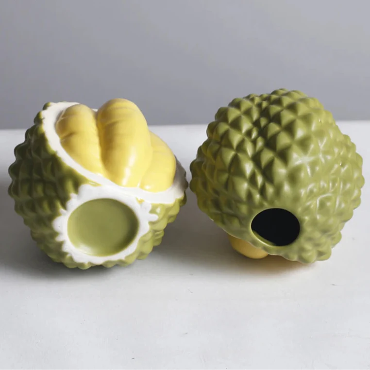 Durian-Shaped Ceramic Vase