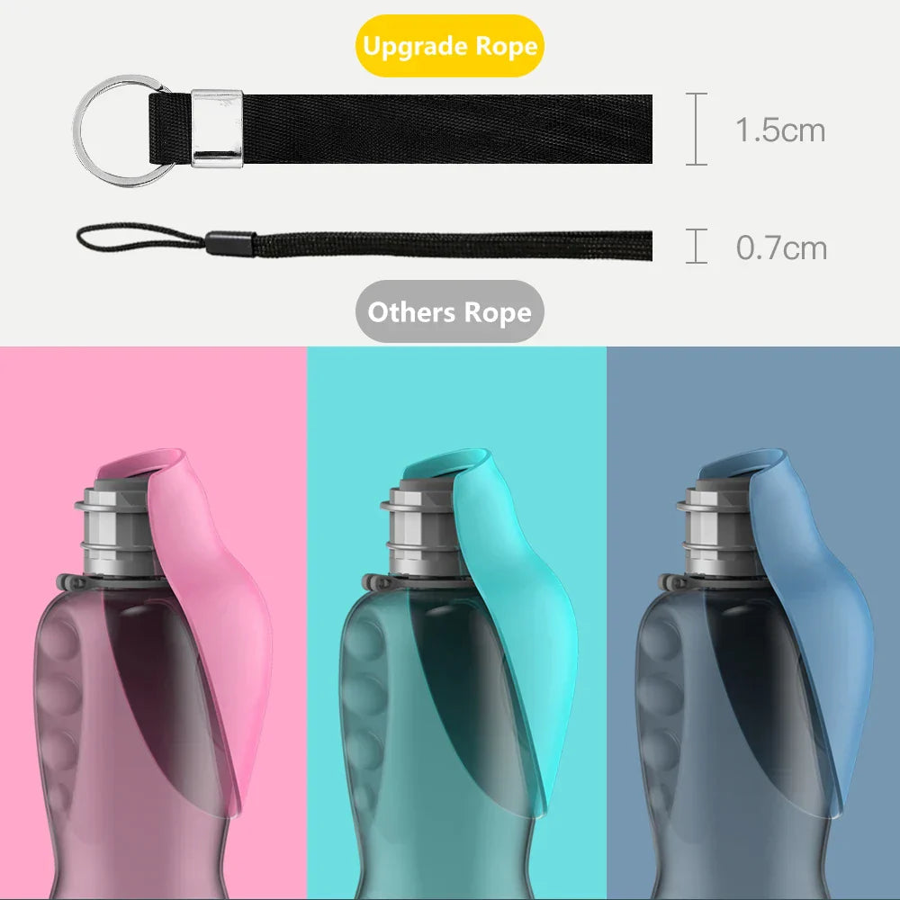 PawHydro Dog Water Bottle 800 ml | Portable & Durable | Water Bottle for On the Go
