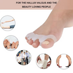 Soft Silicone Toe Separators for Bunion Relief and Alignment, 1 Pair