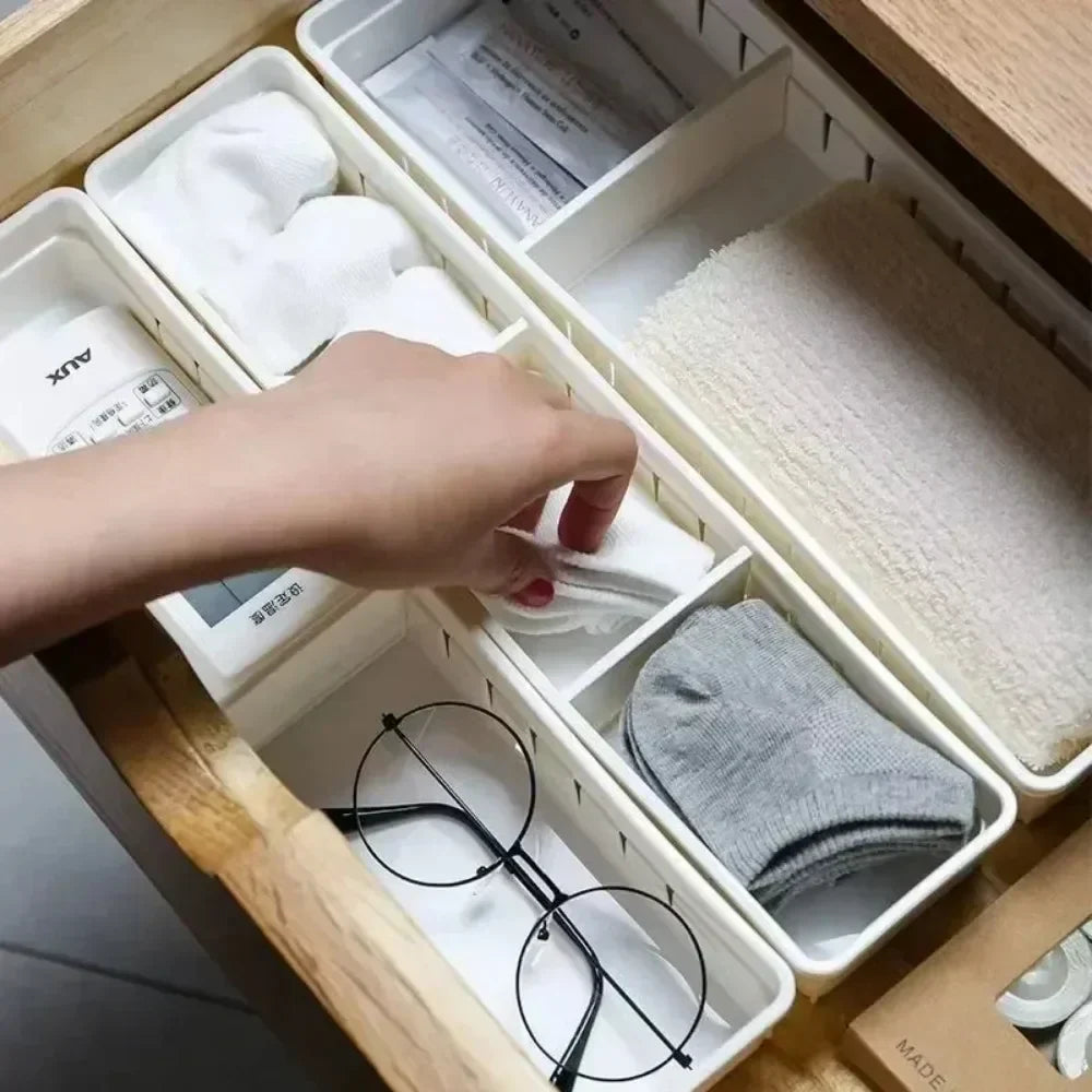 Sortiva Drawer Organizer | Flexible & Modular | For Kitchen, Bathroom & Office | 2 Sizes