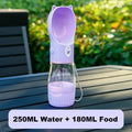 PetHydra Duo Dog Water Bottle with Feeding Bowl | 2-in-1 Outdoor Dispenser | For Small & Large Dogs & Cats