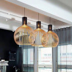 Natura Orb Bamboo Pendant Lamp – Handmade Hanging Lamp