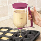 Effortlessly pour batter for cupcakes and pancakes!