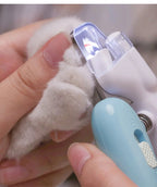 Claw cutter with LED light & safety lock