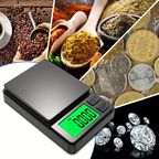 Pocket Digital Precision Scale with Backlit LCD - Compact Gram Scale for Jewelry, Food, Coins, and Travel
