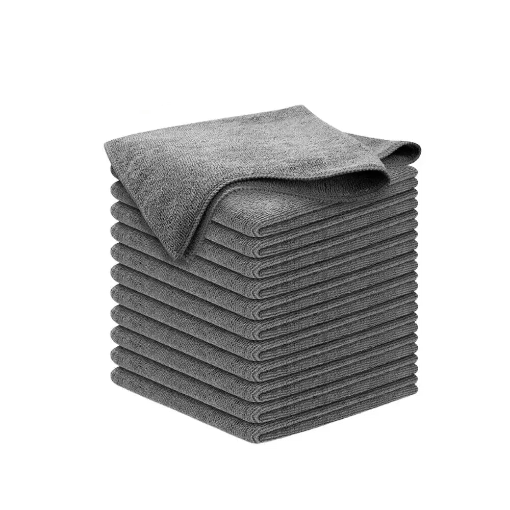 Microfiber Car Cleaning Cloths Set (10 pieces)