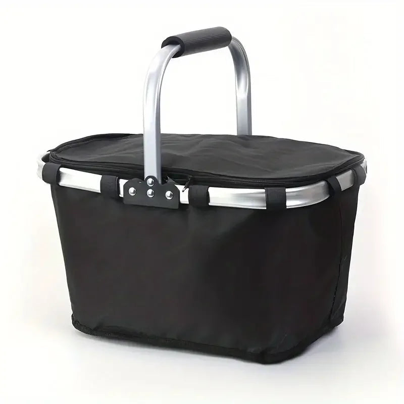 FrostoGo Insulated Basket | Foldable & Lightweight | Keeps Hot & Cold | For Picnic & Travel