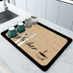 Draining Mat | Super absorbent, non-slip & unique design