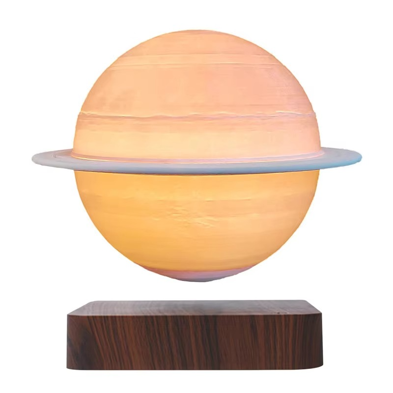 Floating 3D Printed Galaxy Lamp with Magnetic Levitation Base – 5.5 Inch