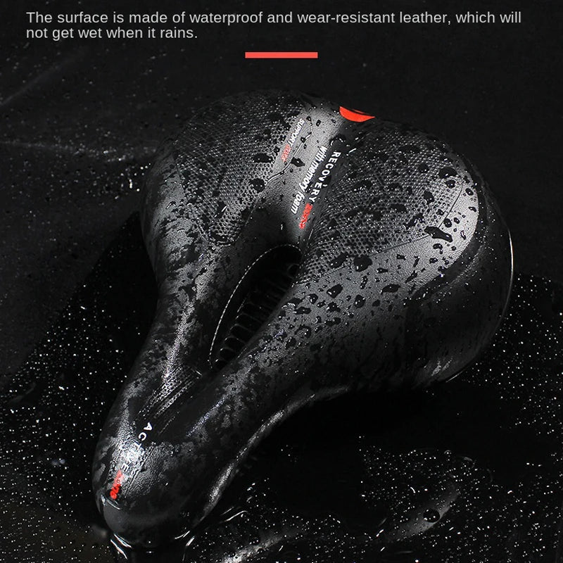 Comfortable Hollow Breathable Bicycle Saddle for MTB and Road Bikes - Shock-Absorbing Bike Seat for Long Distances