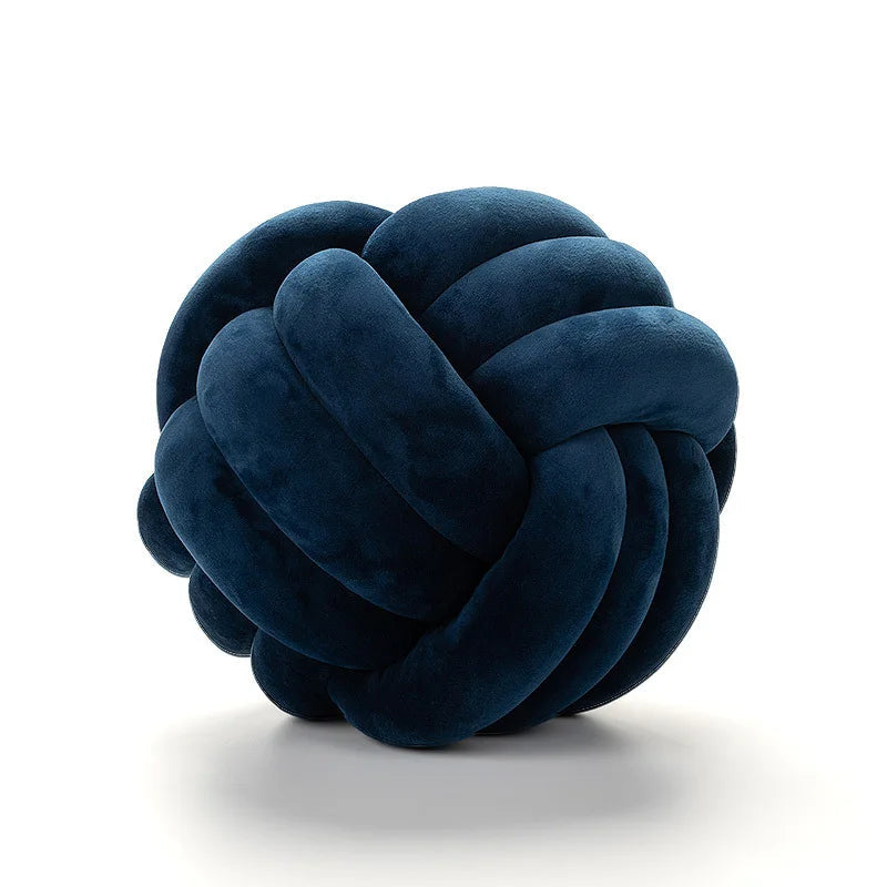 Plush Knot Cushion (Velvet)