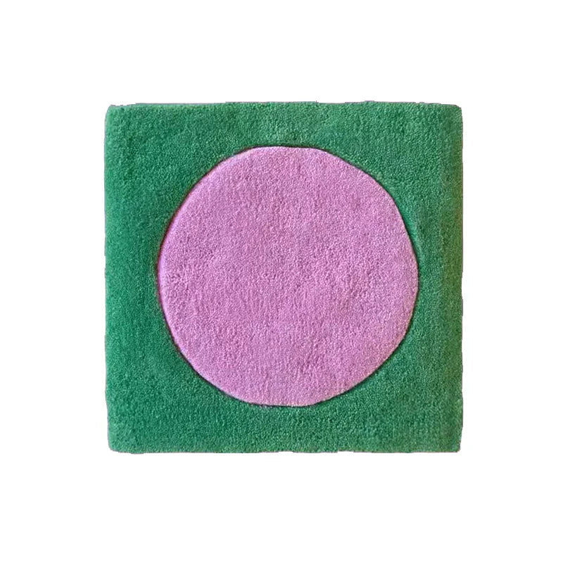 Dot in Square Block Rug