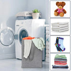 NarrowBin Laundry Basket | Narrow & 45L Volume | With Lid & Handles | For Bathroom & Hall
