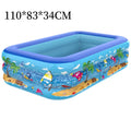 Luftolino Inflatable Children's Paddling Pool | 110–180 cm | Extra Thick PVC | Cartoon Design for Garden & Balcony