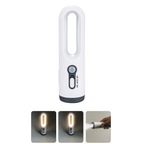 LED night light with motion sensor | 2-in-1 night light & flashlight | Rechargeable & emergency light | Twilight sensor