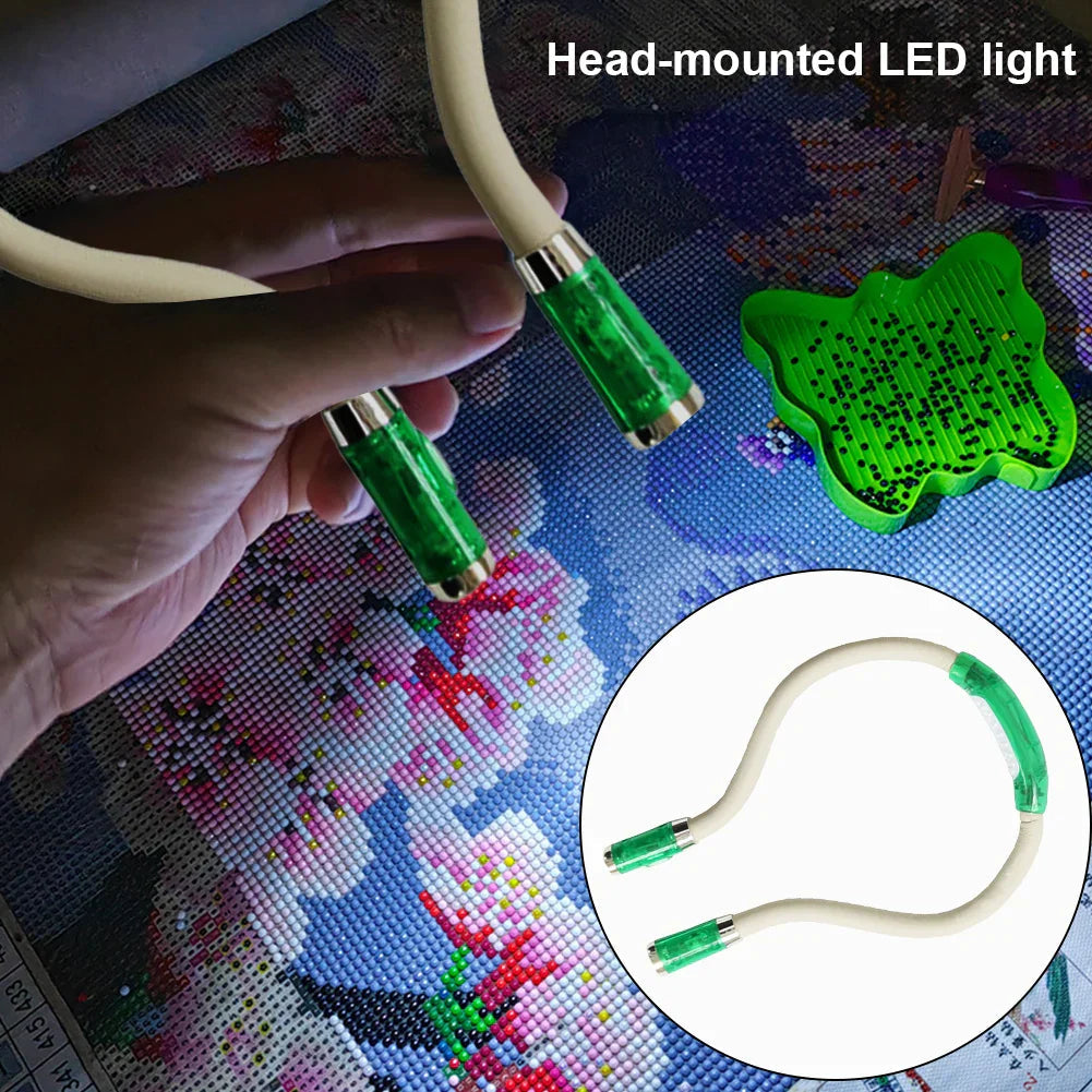 Wearable Neck Lamp with LED for Knitting, Crocheting and Reading – Handsfree Light