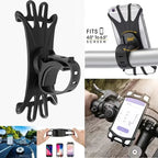 Movento BikeMount | 360° Phone holder | Silicone | For bicycle & motorcycle