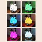 Bunny Digital Alarm Clock with Sleep Trainer and Night Light