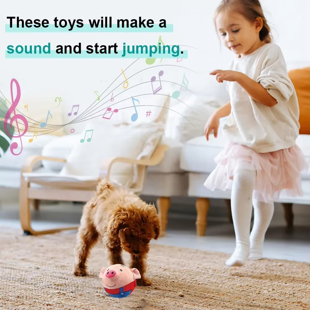 Interactive Music & Vibration Dog Play Ball