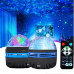 360-Degree Rotating USB Galaxy Projector with Music Sync