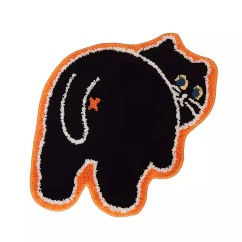 Black Cat Mat