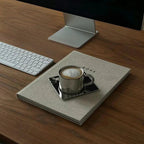Stainless Steel Coffee Cup and Tray
