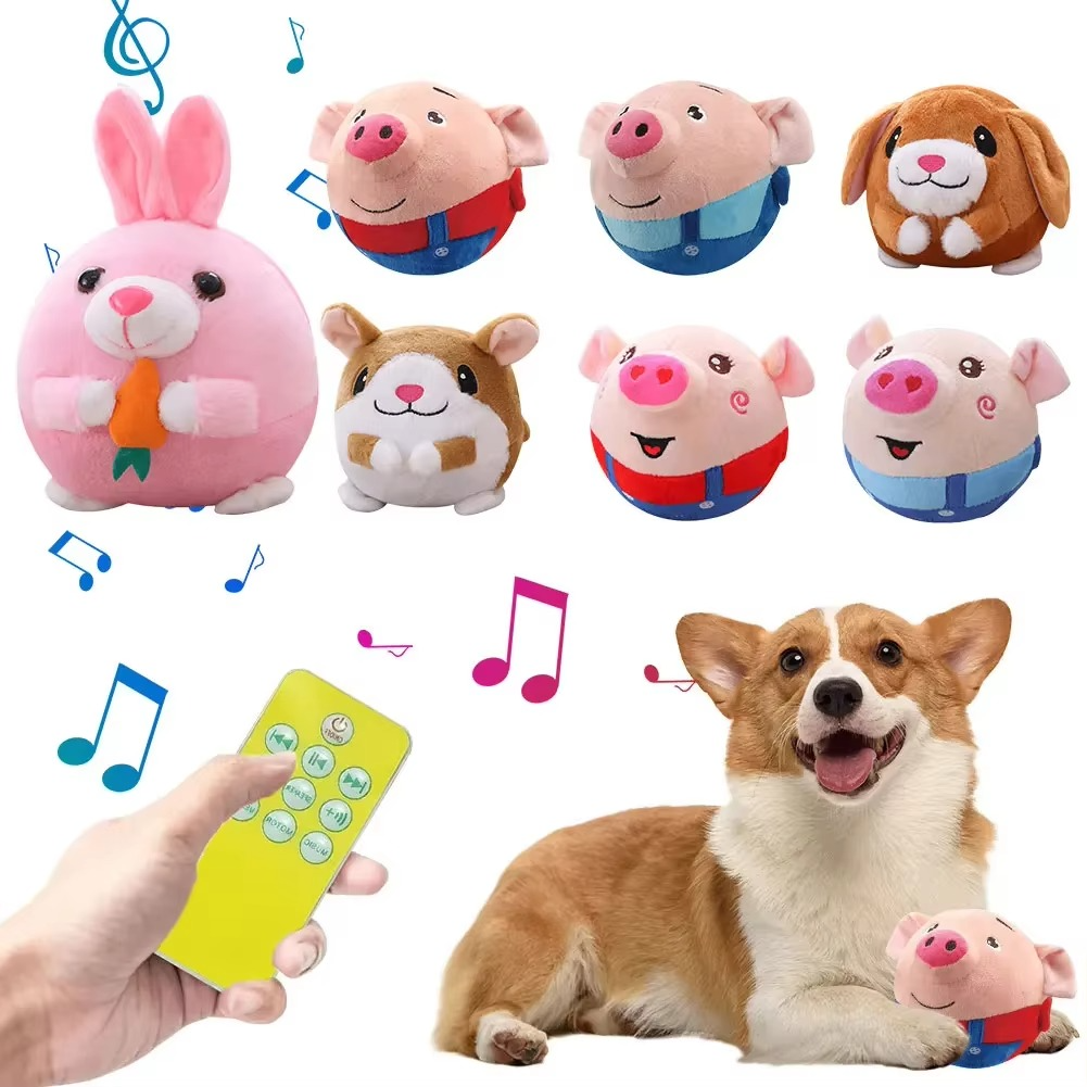 Interactive Music & Vibration Dog Play Ball