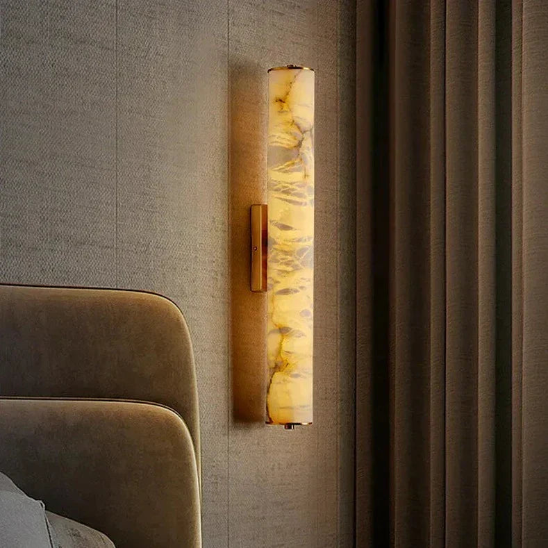 Modern Marble Lamp with Subtle Ambient Light