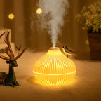 MistGlow USB Humidifier | Quiet & Compact | With LED Night Light & Mood Lighting