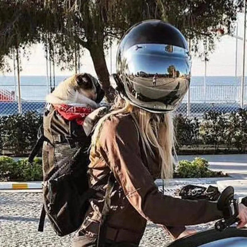 Dog backpack for outdoor & travel breathable