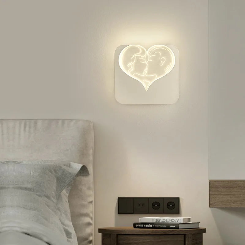 Modern minimalist LED wall light