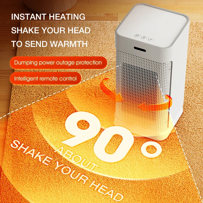 Wearable Ceramic Electric Heater with PTC and Night Light