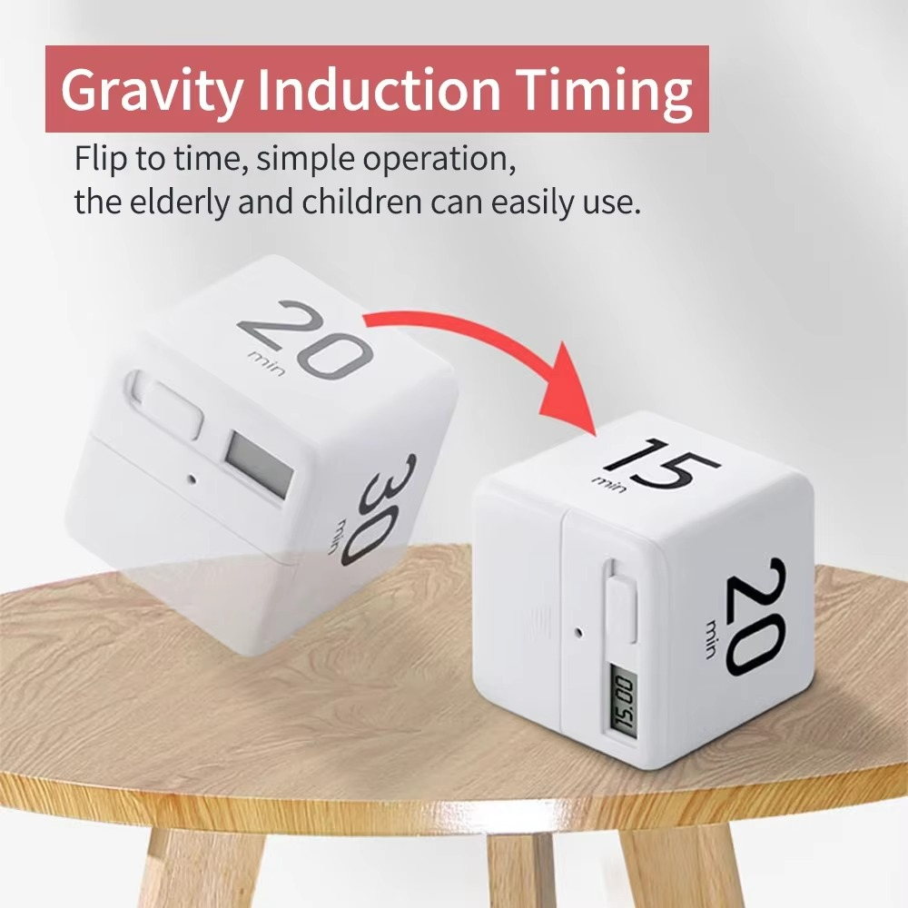 Hexagon Magnetic Visual Flip Timer - Silent, Smart, and Efficient