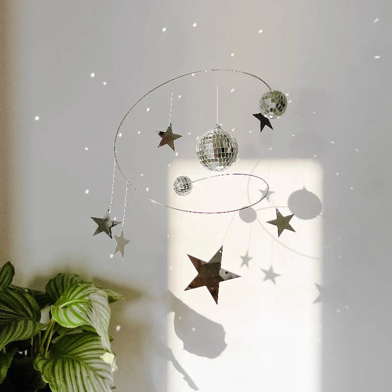 Hanging Planet Stars Wind Chime