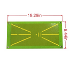 Golf Training Mat for Swing Path and Impact Detection