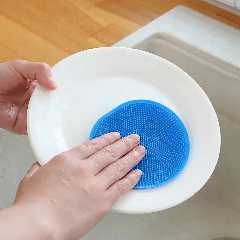 CleanFlex – Silicone Dish Brush & Multifunctional Kitchen Scrubber Pad