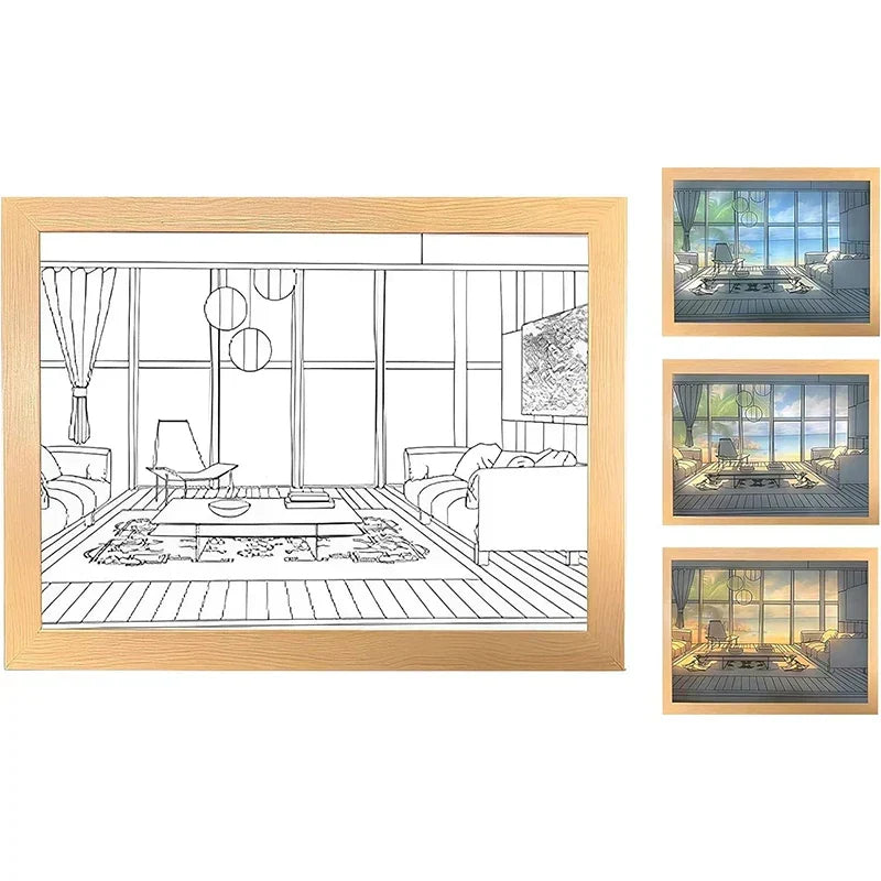 Luminous Decorative Dimmable Artsy Led Light Painting