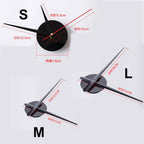 New large unique style acrylic wall clock