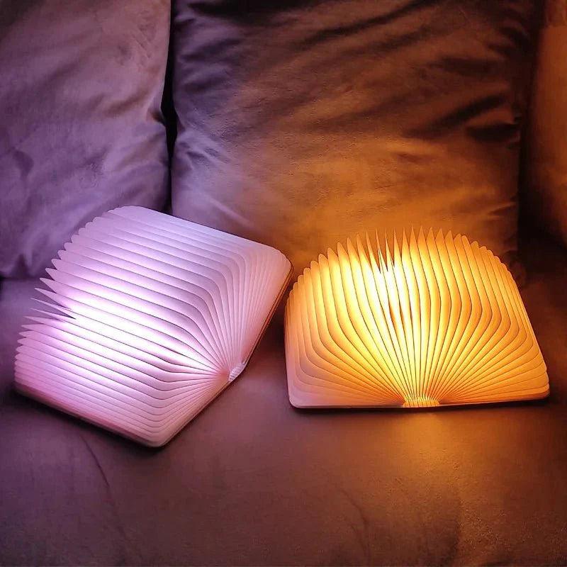 BookGlow - Foldable LED Lamp - Portable and rechargeable - Light up your nights!